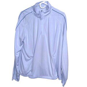 Mondetta Performance Luxury XXL Pullover Light Blue Long Sleeve Athletic Top